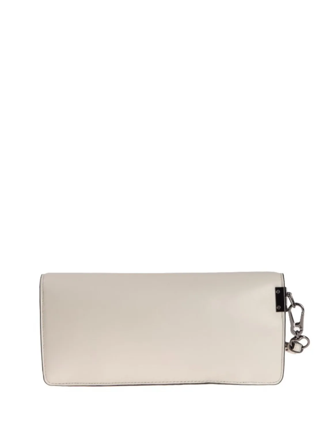 Clutch con stampa Karl