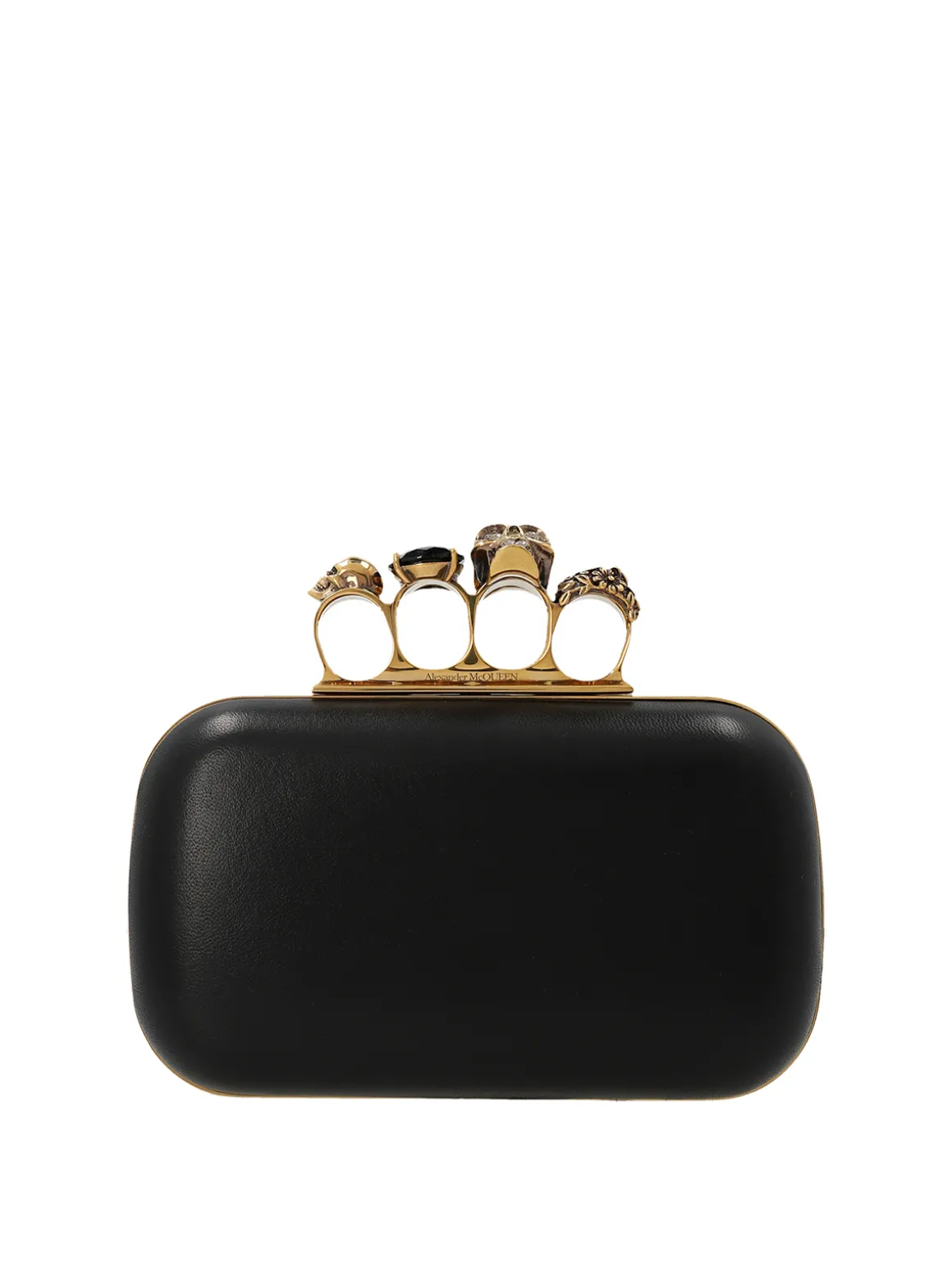 Clutch con teschio e anelli