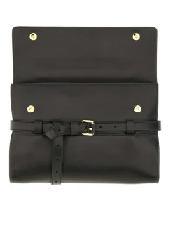 Clutch in pelle Nappa