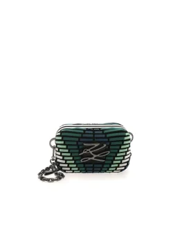 Clutch K/Autograph Minaudiere Whip verde