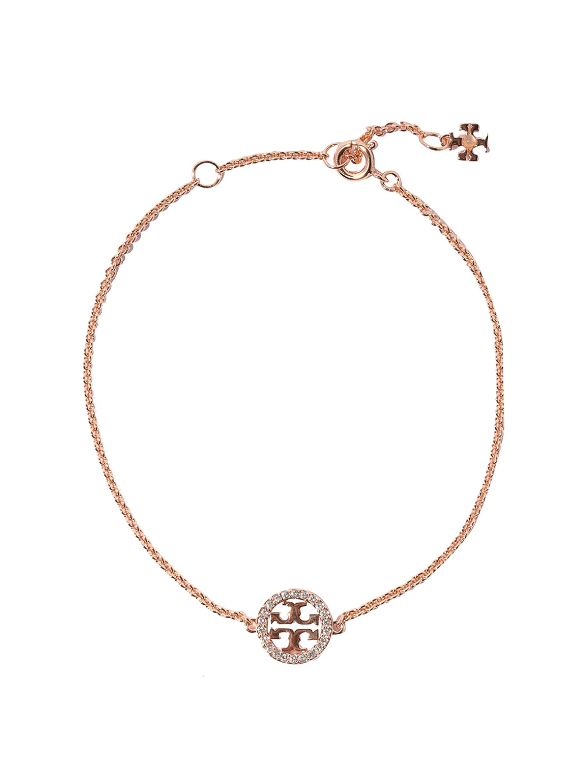 Collana color oro con ciondolo e cristalli
