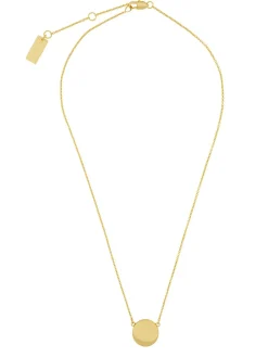 Collana con ciondolo a bottone