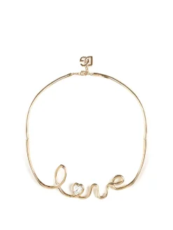 Collana semi-rigida con amore scrittura