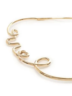 Collana semi-rigida con amore scrittura
