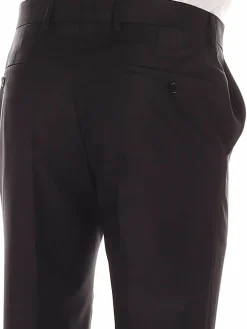 Completo nero con profili viola