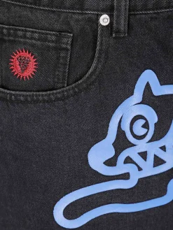 Cortometraggi in denim per cani da corsa