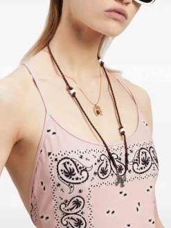Costume da bagno con stampa Paisley