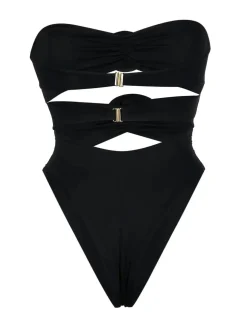 Costume intero floreale con cut out