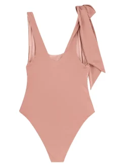 Costume Intero In Nylon Con Logo
