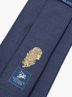 Cravatta Di Seta Con Segno Zodiacale