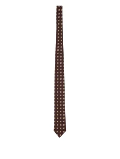 Cravatta Jacquard Di Seta