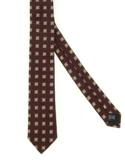 Cravatta Jacquard Di Seta