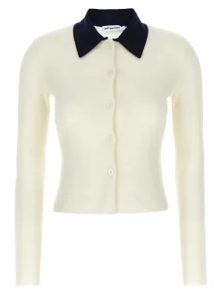 Cream Merino Wool Cardigan