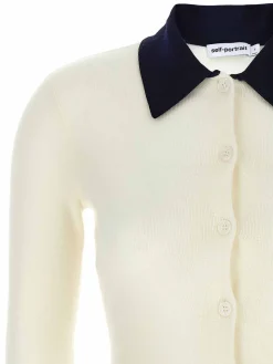 Cream Merino Wool Cardigan