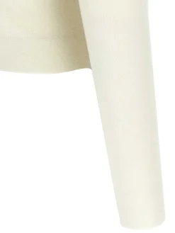 Cream Merino Wool Cardigan
