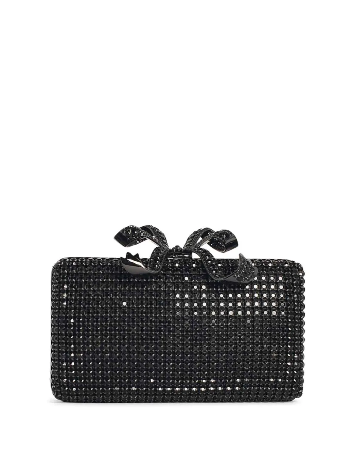Crystal Box Pochette in poliestere nero