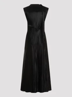 Cupro Long Dress