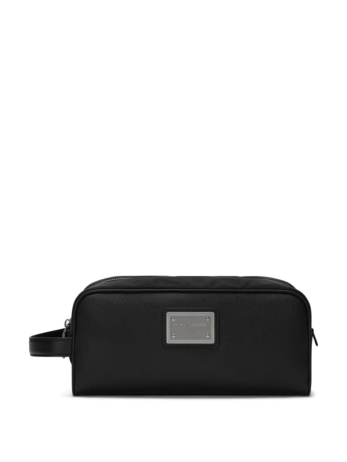 Custodia in nylon con placca logo
