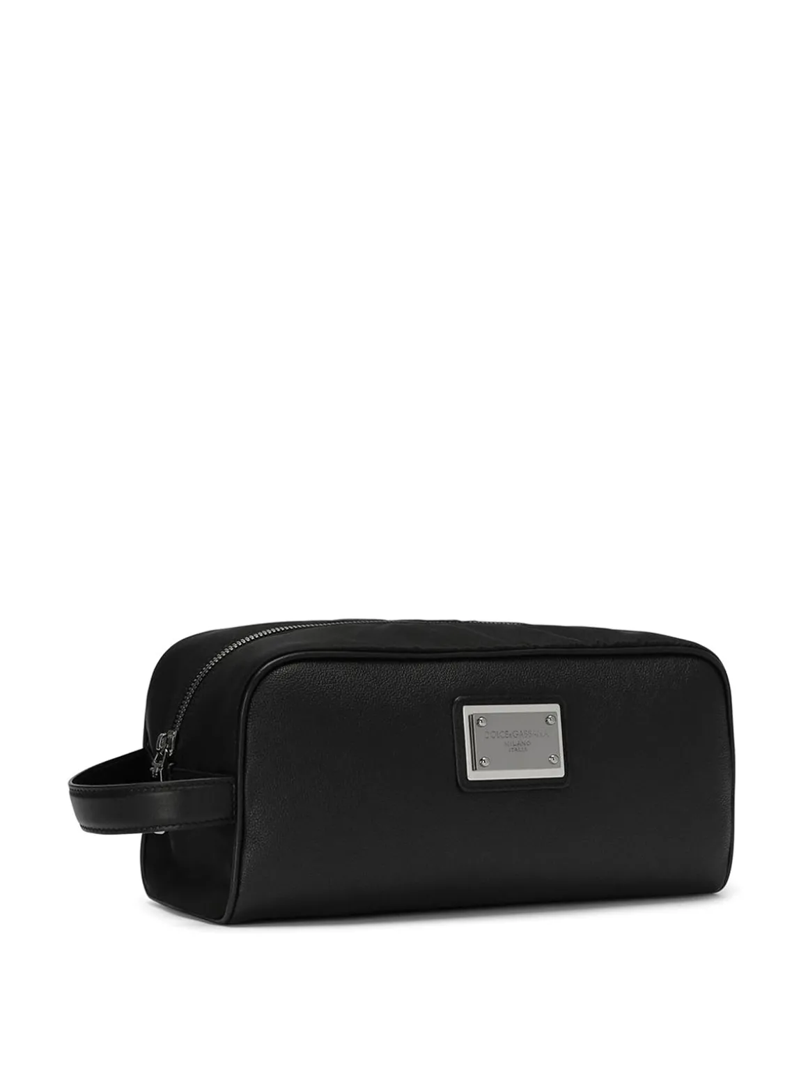 Custodia in nylon con placca logo