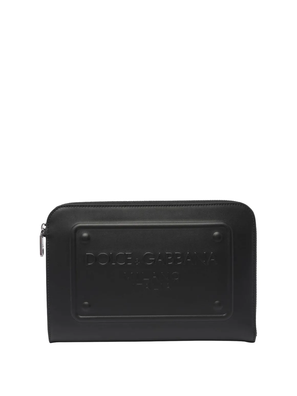 Custodia nera con logo