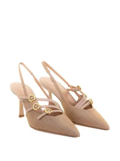 Dcollet Slingback Crema In Pelle