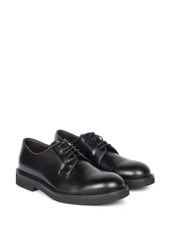 Derby Nero In Pelle Liscia