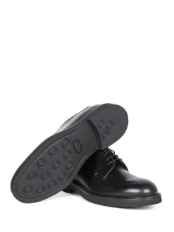 Derby Nero In Pelle Liscia