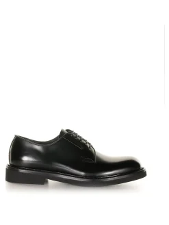 Derby Nero In Pelle Liscia
