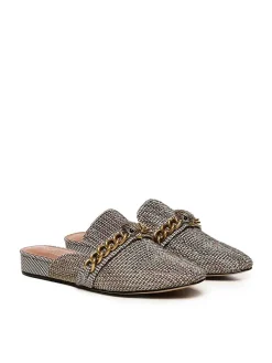 Dettagli a catena Chelsea Mule