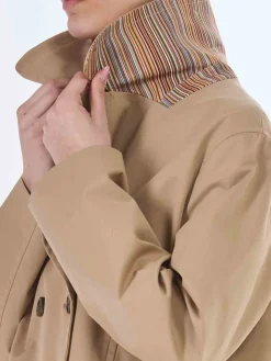Doppiopetto In Twill Di Cotone