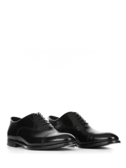 Doucals Francesina Nera In Pelle