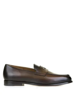 Doucals Mocassino Marrone In Pelle
