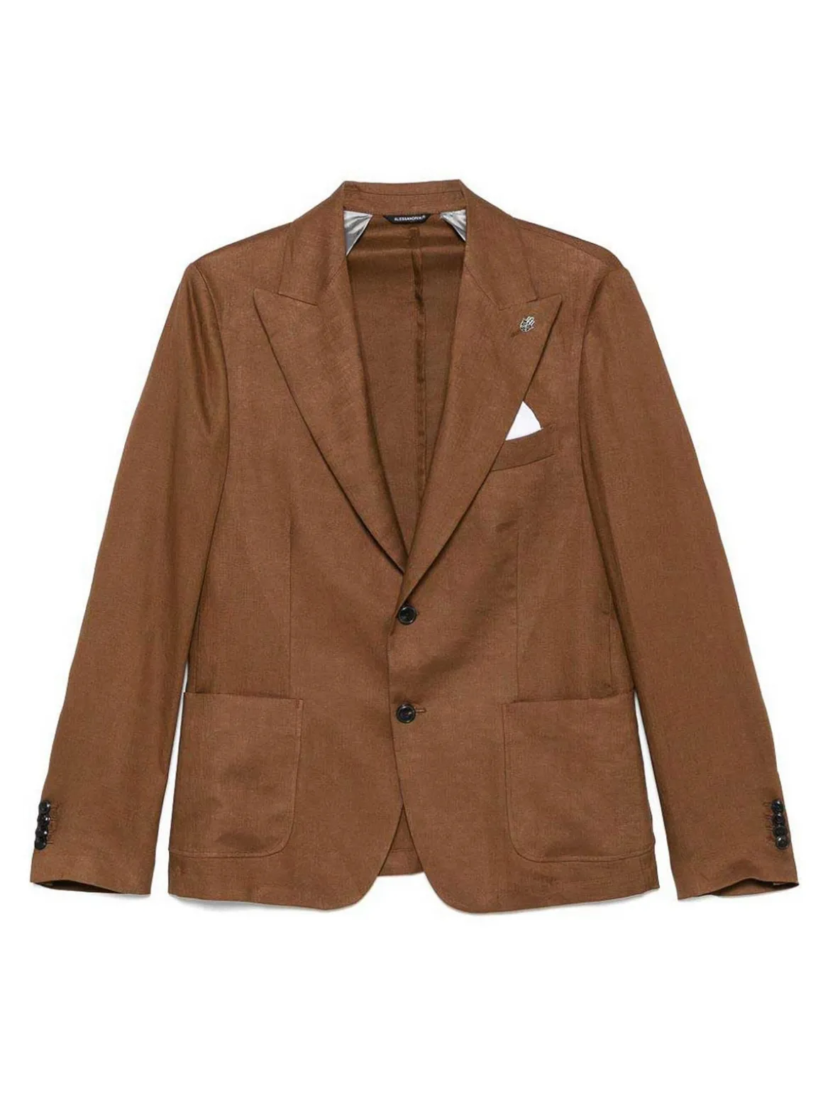Elegante blazer color ruggine