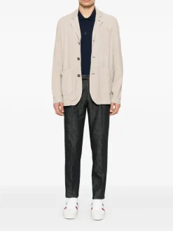 Eleganti pantaloni blu casuali