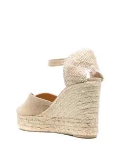Espadrillas Bianca con zeppa