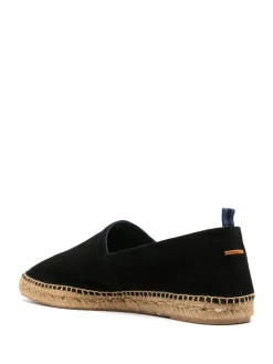 Espadrillas con linguetta intrecciata nera