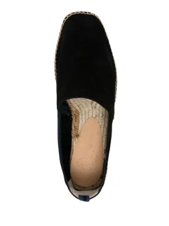 Espadrillas con linguetta intrecciata nera