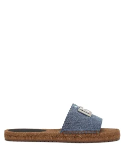 Espadrillas con logo in denim