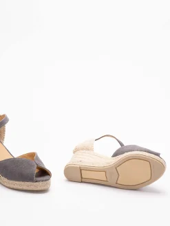 Espadrillas con zeppa `Bianca/6/002`