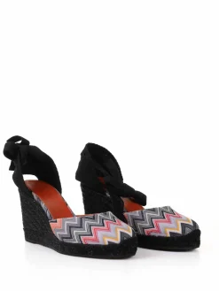 Espadrillas In Tessuto Chevron
