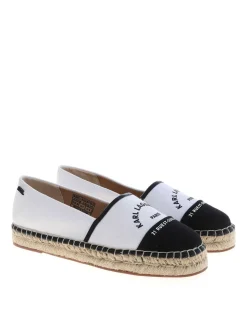 Espadrillas Kamini bianche e nere