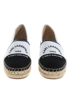 Espadrillas Kamini bianche e nere