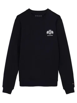 Felpa Girocollo Blu Navy