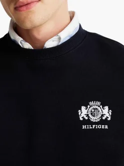Felpa Girocollo Blu Navy