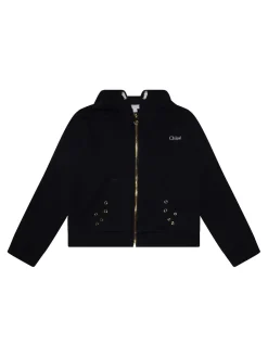 Felpa in cotone nero