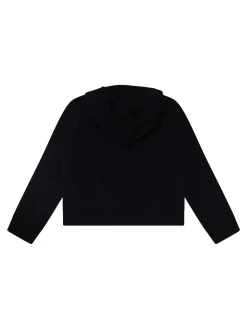 Felpa in cotone nero