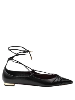 Gabi Flat In Nappa Colore Nero