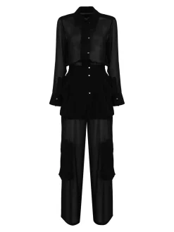 Georgette Cargo Suit