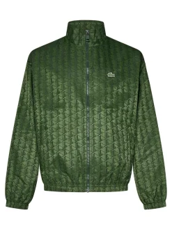 Giacca a vento di Parigi in nylon verde