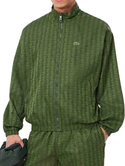 Giacca a vento di Parigi in nylon verde